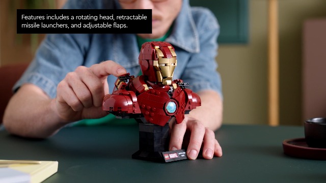 FULL WRAP TUMBLERS 【アイアンマン】 Amazon.com: LEGO Marvel Iron Man MK4 Bust - Building Kit for